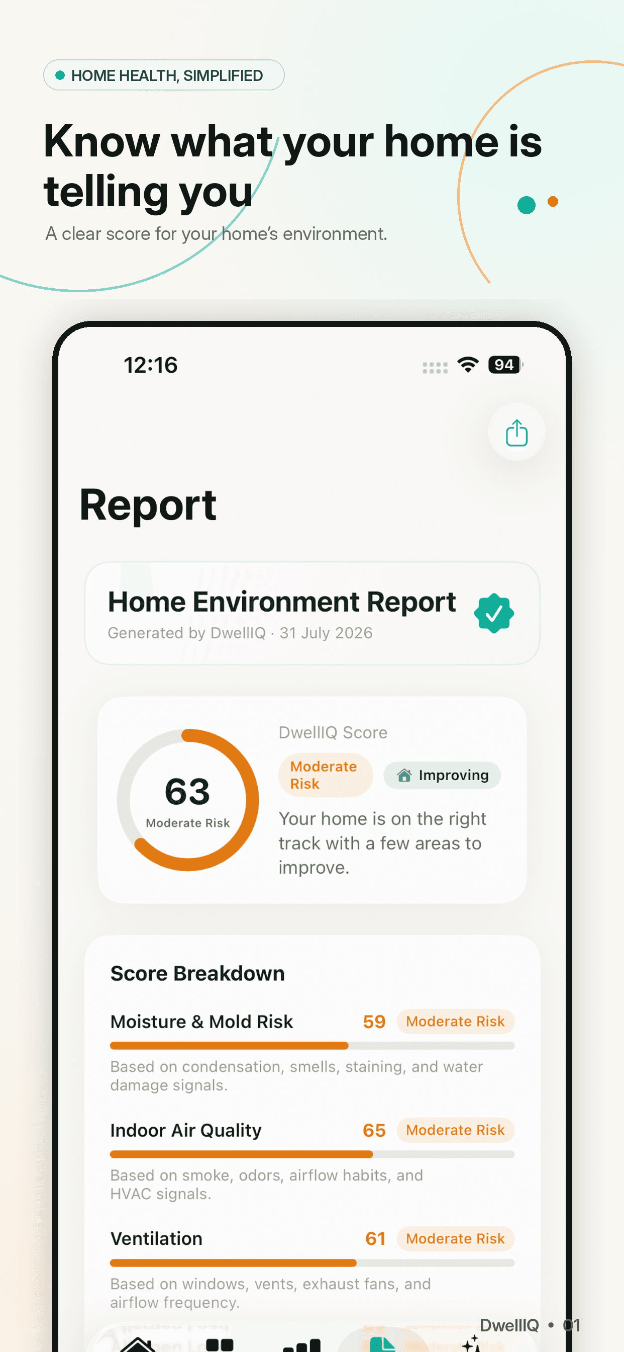 Dwell IQ screenshot 1